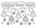 Coloring Year Pages 2021 Happy Cards Popular sketch template
