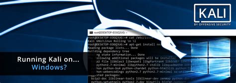 Kali On The Windows Subsystem For Linux