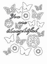 Thoughtful Affirmations sketch template