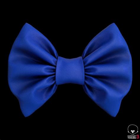 model multi textured mid poly bow tie vr ar  poly cgtrader