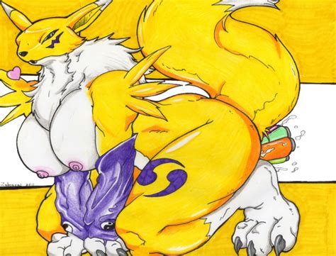 Rule 34 All Fours Anthro Breasts Claws Color Digimon Dildo Female