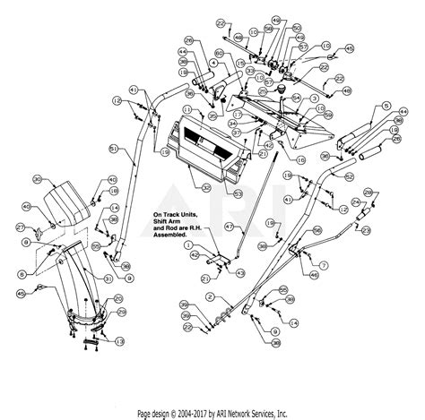 manual mtd snowblower parts diagram