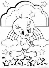 Sylvester Coloring Pages Coloring4free Printable Tweety Mysteries sketch template