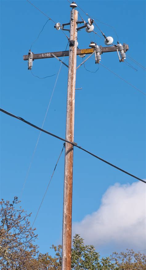 telephone power catv poles
