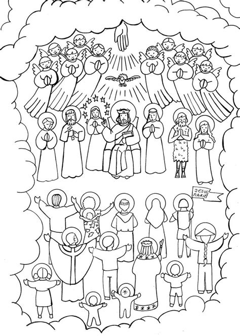 saints day coloring pages  worksheets saint coloring