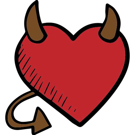devil free valentines day icons