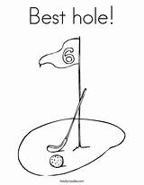 Golf Coloring Hole Cart Course Print Outline Golfer Twistynoodle Favorites Login Add Noodle Built California Usa Putt sketch template