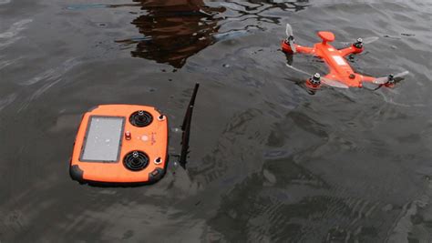 spry  waterproof drone  flies   plane submerges