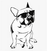 Bulldog French Sunglasses Wall Coloring Dog Stickers Sheet Dogs Drawing Decal Decals Clipart Vector Franse Google Sticker Ebay Transparent Vinyl sketch template