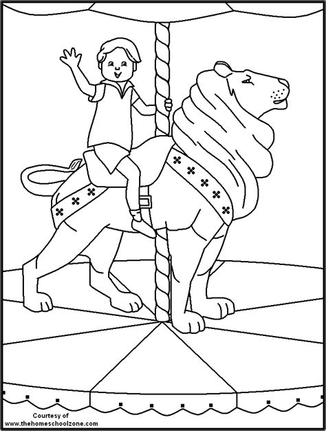 printable carnival coloring pages great  kids   kid