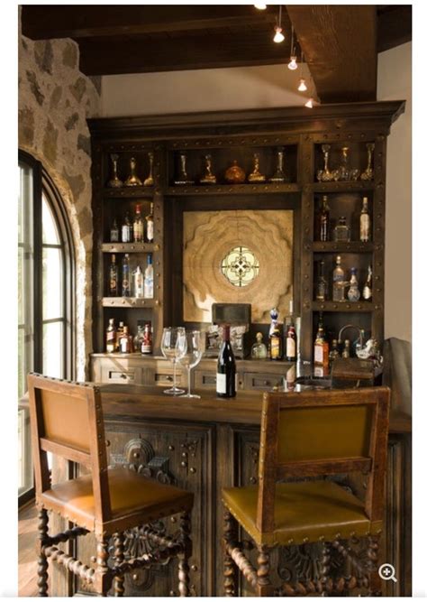 pin  melissa ray  tuscan home bar ideas home bar designs bars  home mediterranean