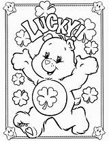 Coloring Pages Care Bear St Patricks Disney Sheets Printable Bears sketch template
