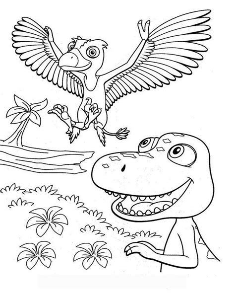 dinosaur train coloring pages printable  coloring sheets