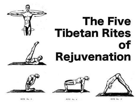 tibetan rites  rejuvenation rester jeune exercices de