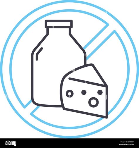 dairy   icon outline symbol vector illustration concept sign