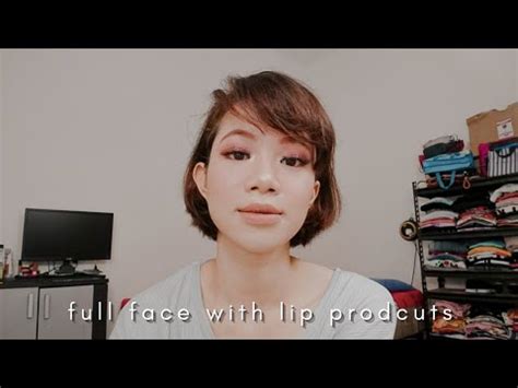 makeup satu muka pakai lipstick doang makeupchallenge youtube