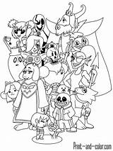 Coloring Papyrus Pages Sans Undertale Color Cool Getdrawings Getcolorings sketch template
