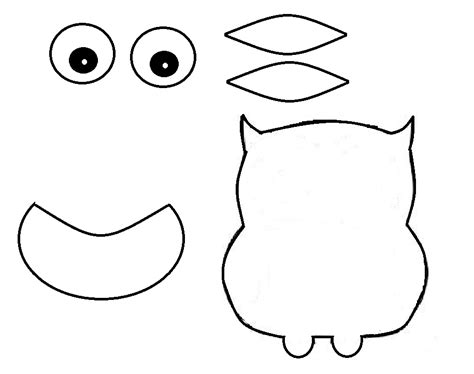 owl template  kid