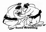 Sumo Wrestler Template sketch template