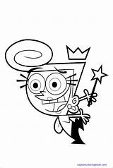 Pages Coloring Fairly Odd Parents Oddparents Captaincoloringbook Fairy Choose Board sketch template