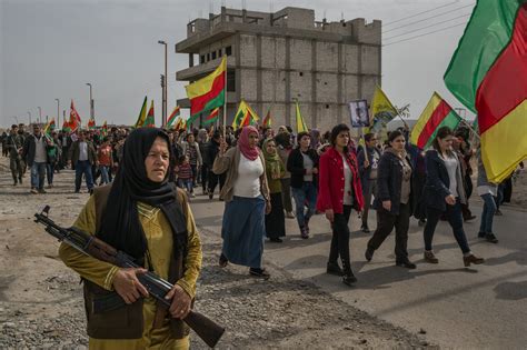 women are free and armed in kurdish controlled northern