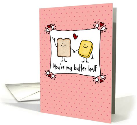 you re my butter half valentine s day card 1223150