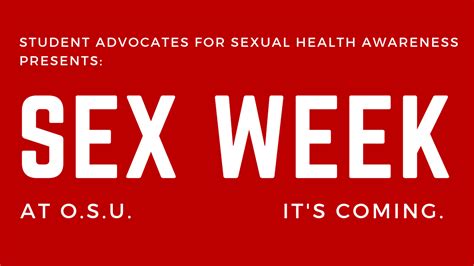 Sex Week At The Ohio State University