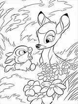 Bambi Colorare sketch template