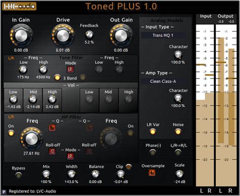 lvc audio toned tonedplus tone shaping plugins