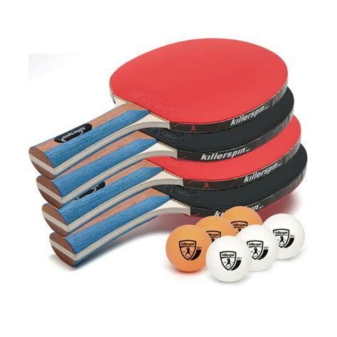 killerspin jet set  table tennis set   paddles   balls