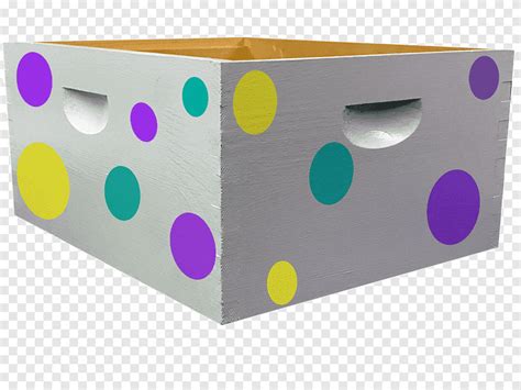 cartoon bee sticker doos plastic bijenkorf kleur honingbij rechthoek paars bij