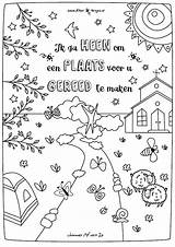 Kleurversjes Heen Kleurplaat Pasen Bijbel Gereed Plaats Hemelvaart Preek Werkblad sketch template