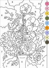 Coloring Number Color Pages Read Printable Diy sketch template