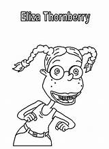 Coloring Pages Thornberrys Wild Eliza Template sketch template