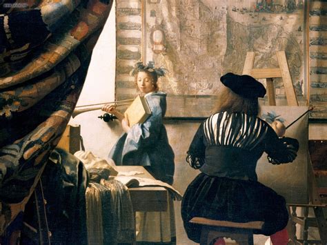 johannes vermeer  allegory  painting  tuttartat pittura scultura poesia musica
