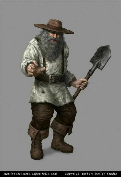 mineurs fantasy character design dungeons and dragons characters