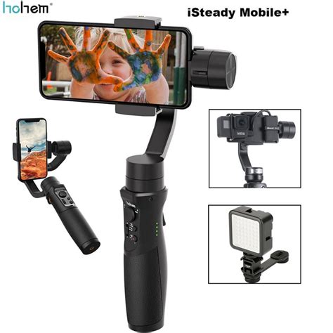 hohem isteady mobile   axis handheld smartphone gimbal stabilizer  iphone andriod