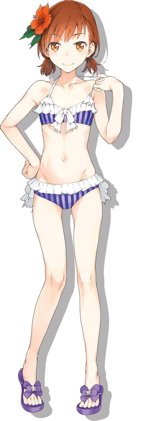 a new illustration of mikoto in a swimsuit by kiyotaka