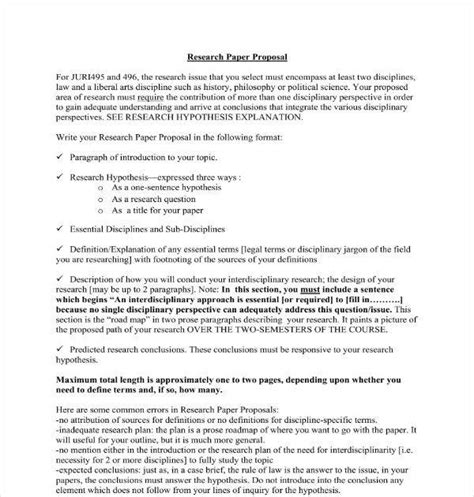 biology research proposal sample  master  template document