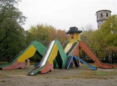 These Depressing Playgrounds Really Set The Tone For Adulthood 29 Pics