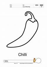Clipart Chili Coloring Chilly Chilli Colouring Clip Cliparts Worksheets Library Line Webstockreview Thick sketch template