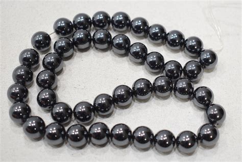 beads hematite  beads mm
