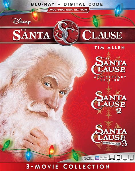 santa clause   collection blu ray amazoncouk dvd blu ray