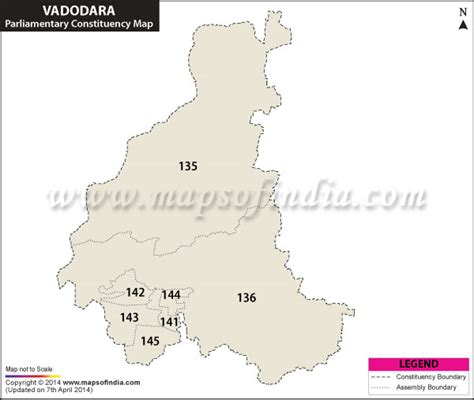 vadodara parliamentary constituency map election results and winning mp