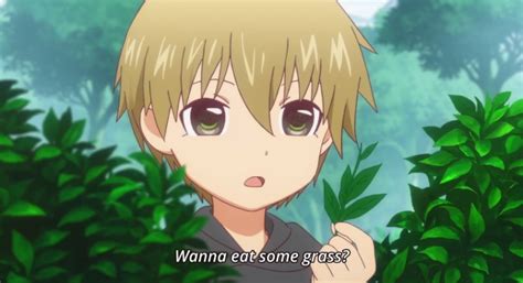 Wanna Eat Some Grass Funny Anime Pics