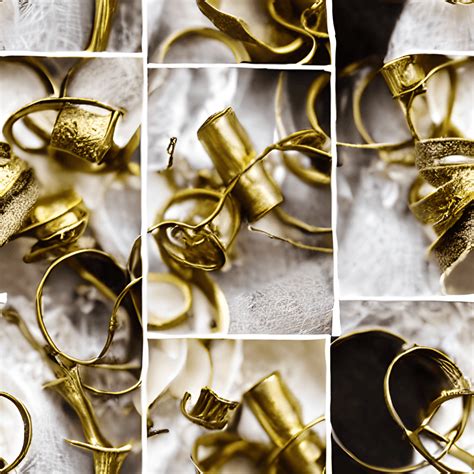 brass wedding bells pattern creative fabrica