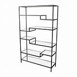 Bookcase Drawing Shelving Market Unit Getdrawings Metal Glass Bookcases sketch template