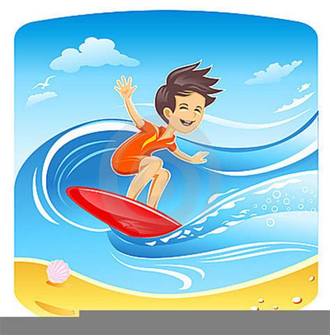 Cartoon Surfer Clipart Free Images At Vector