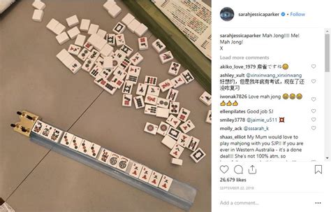 sarah jessica parker gushes about mahjong mahjong culture