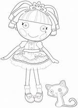 Lalaloopsy Coloring Pages Dolls sketch template